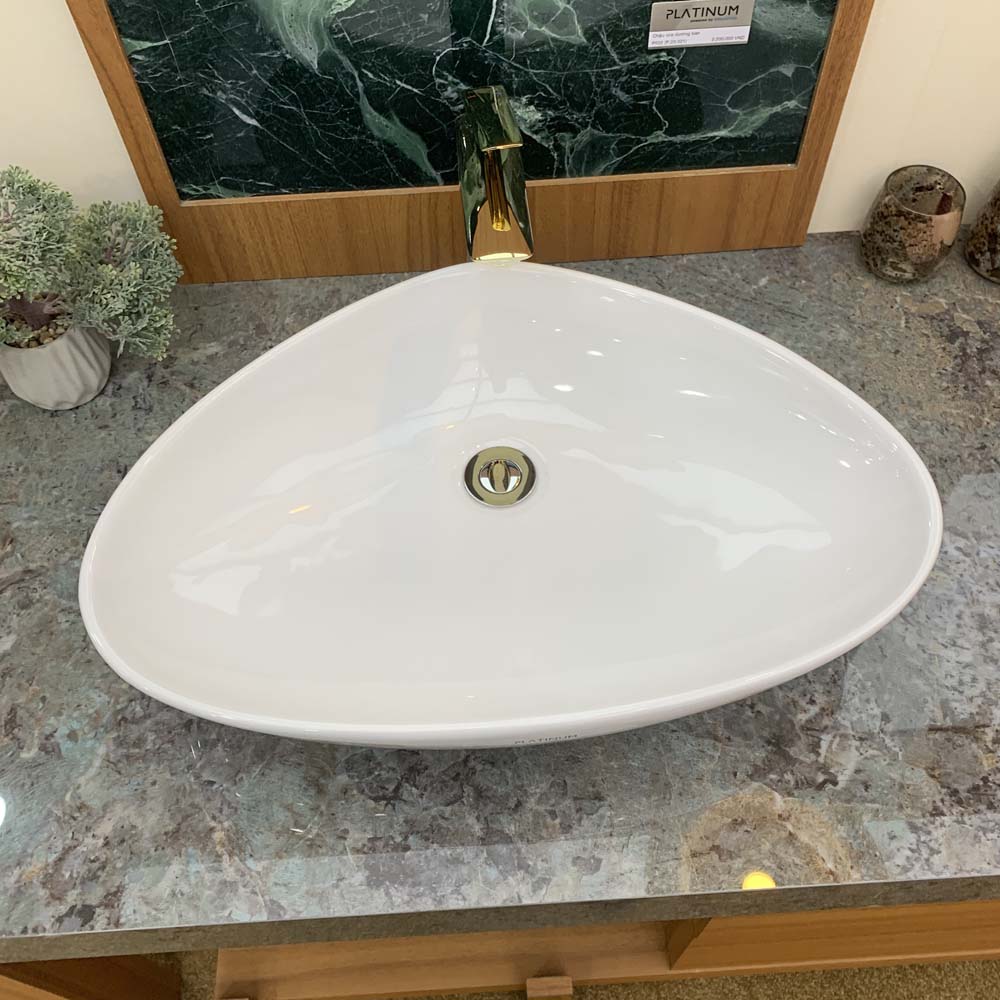 Chậu lavabo đặt bàn Viglacera Platinum P.23.321