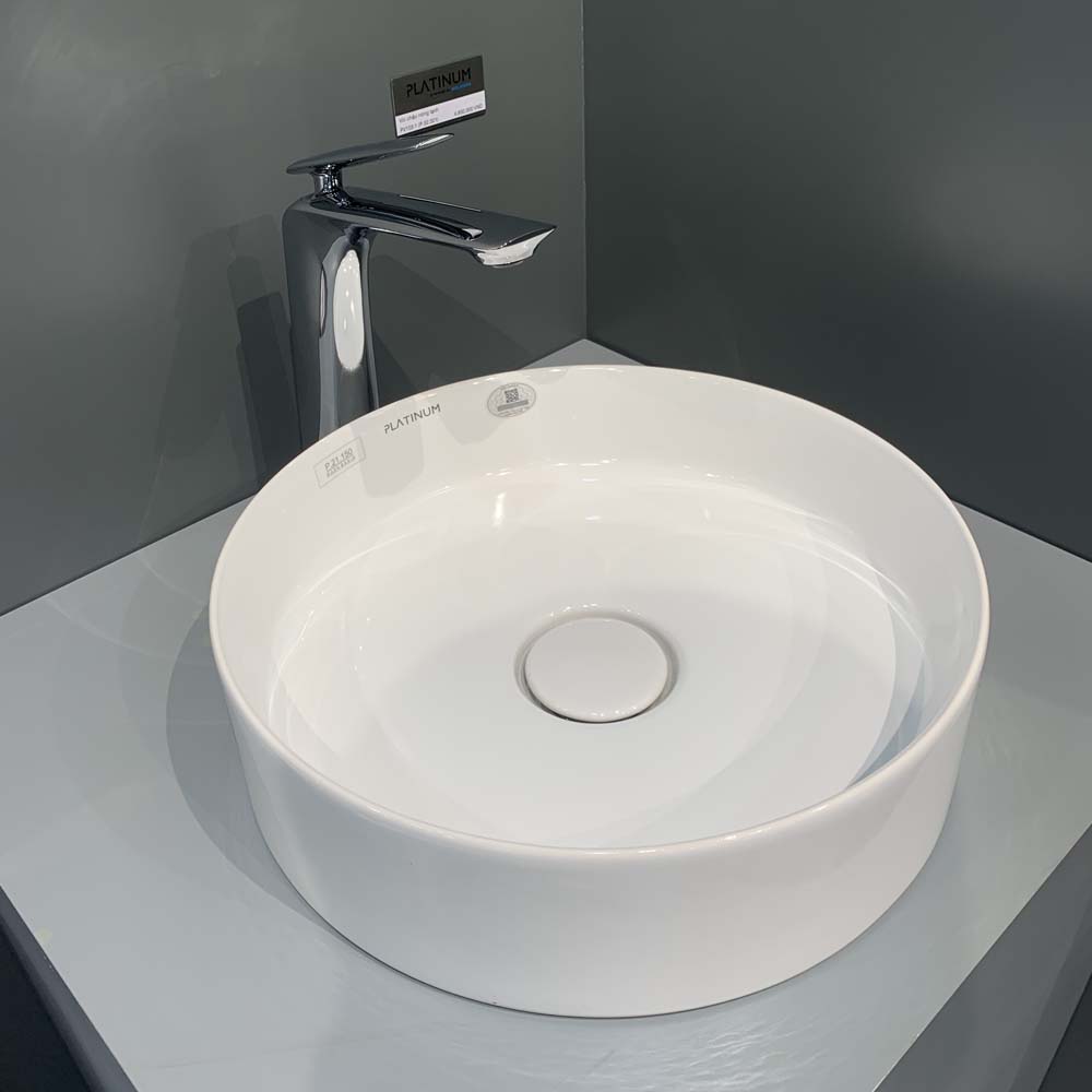 Chậu lavabo đặt bàn Viglacera Platinum P.21.150