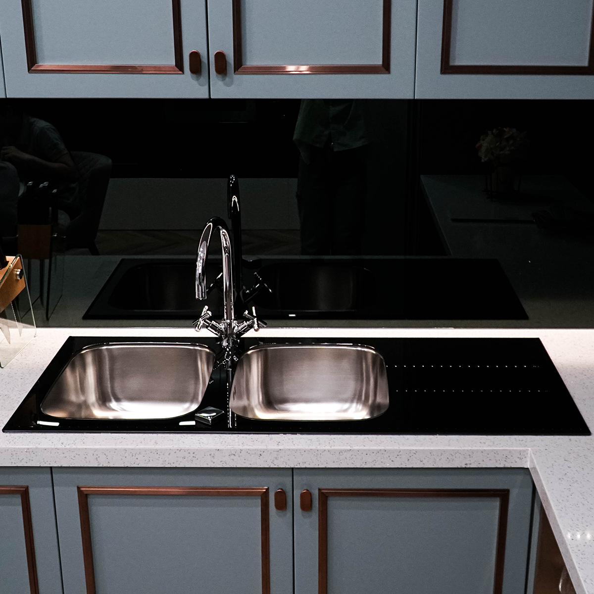 Chậu rửa bát PYRAMIS Concerto 2B 1D – Black