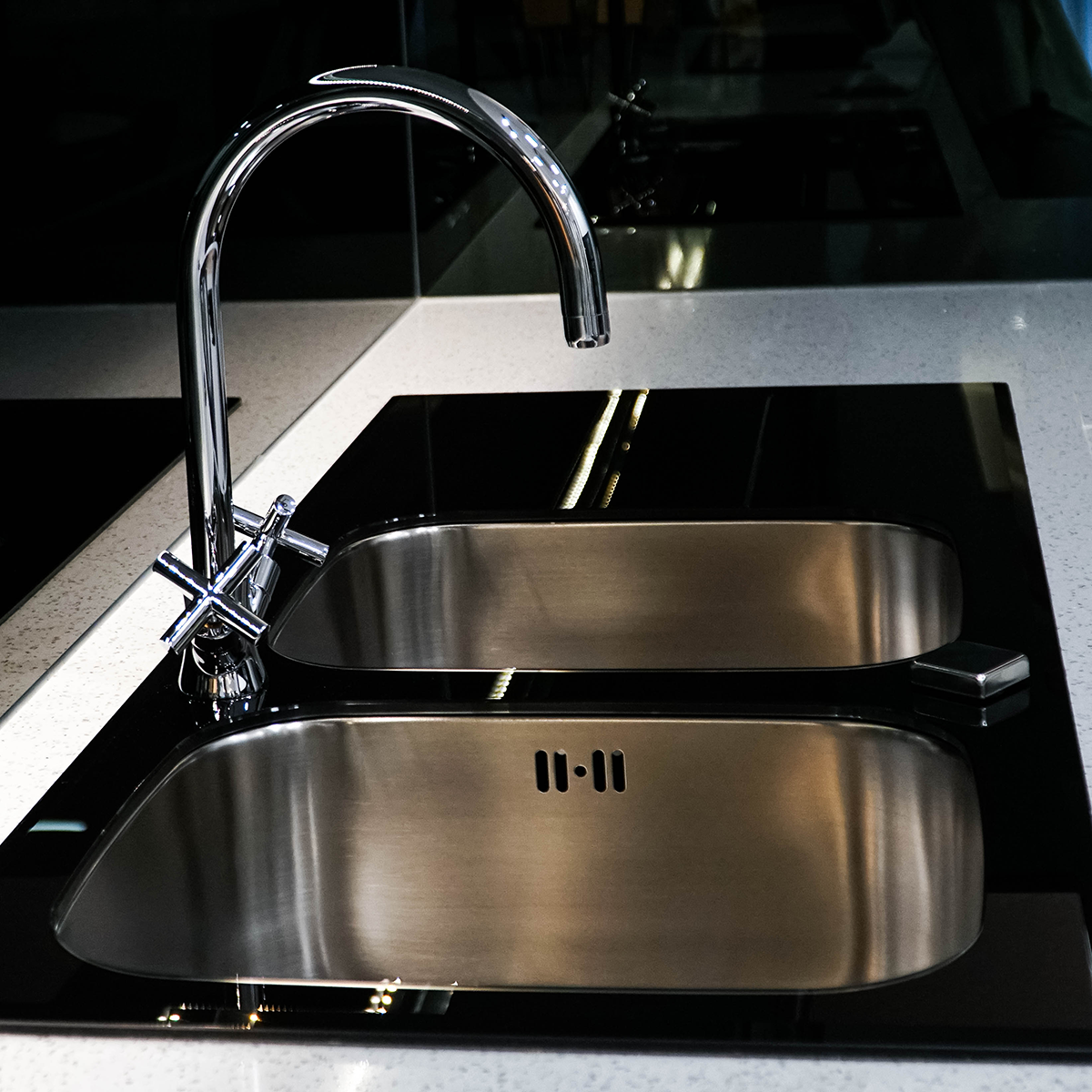 Chậu rửa bát PYRAMIS Concerto 2B 1D – Black