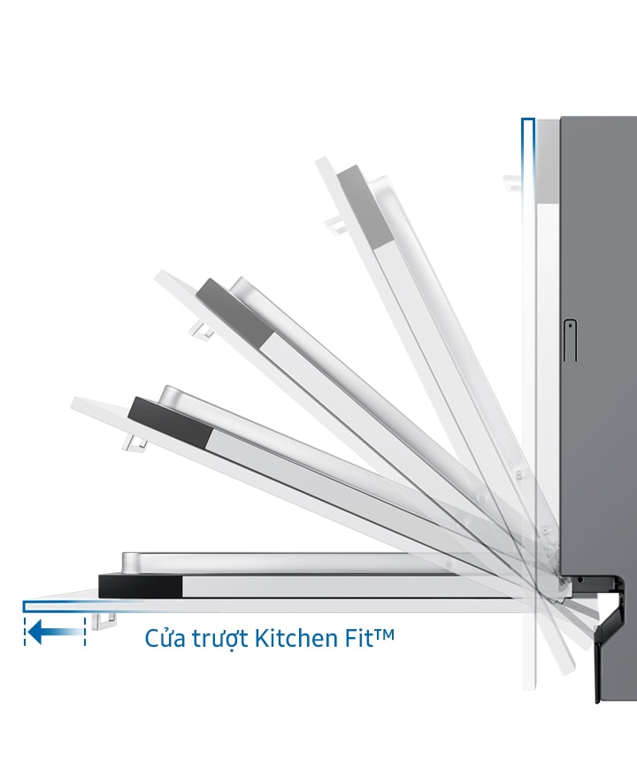 Cửa trượt Kitchen Fit với thiết kế hoàn hảo 