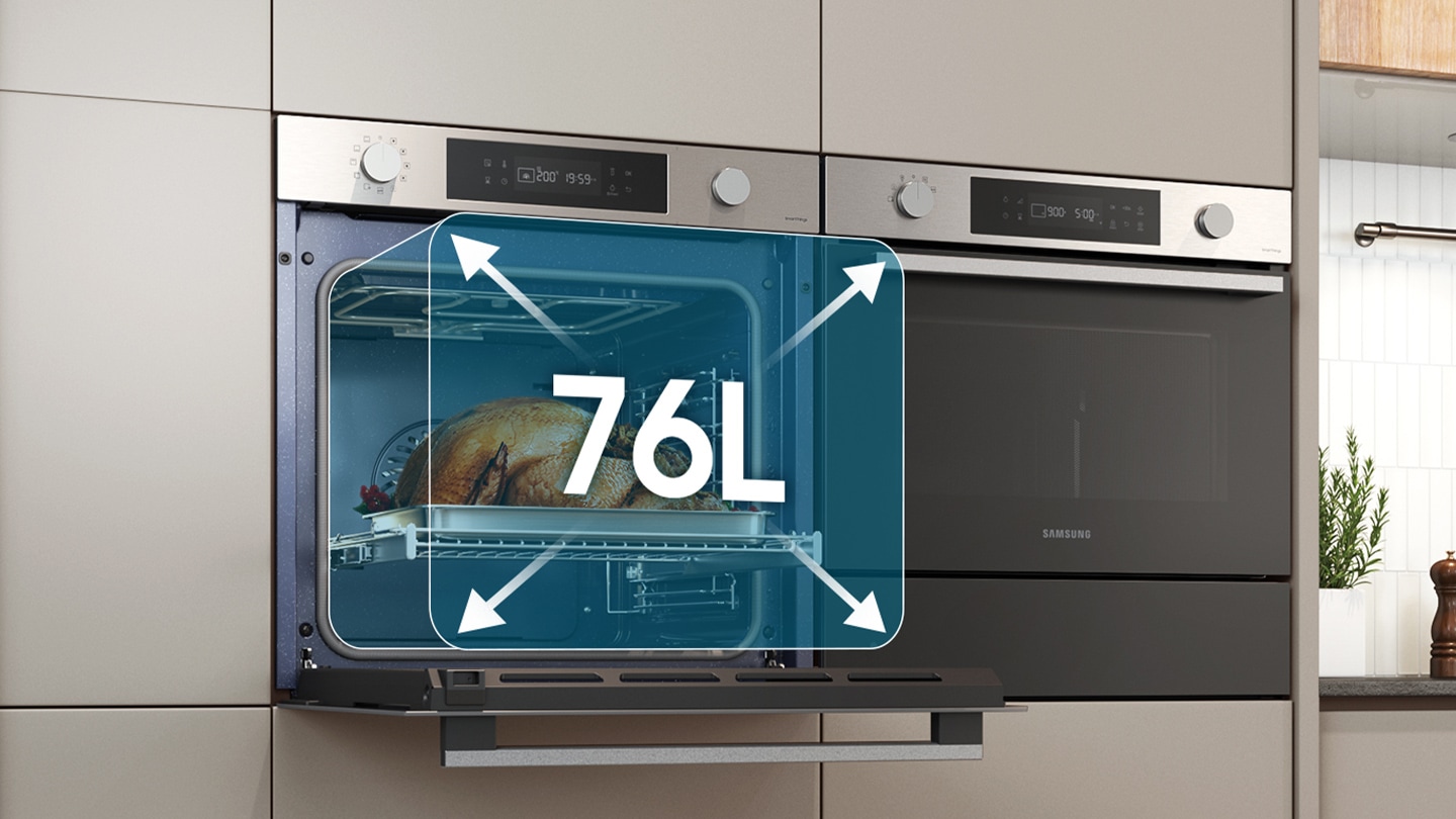 Lò nướng đối lưu Samsung Bespoke NV7B41201AS/SV
