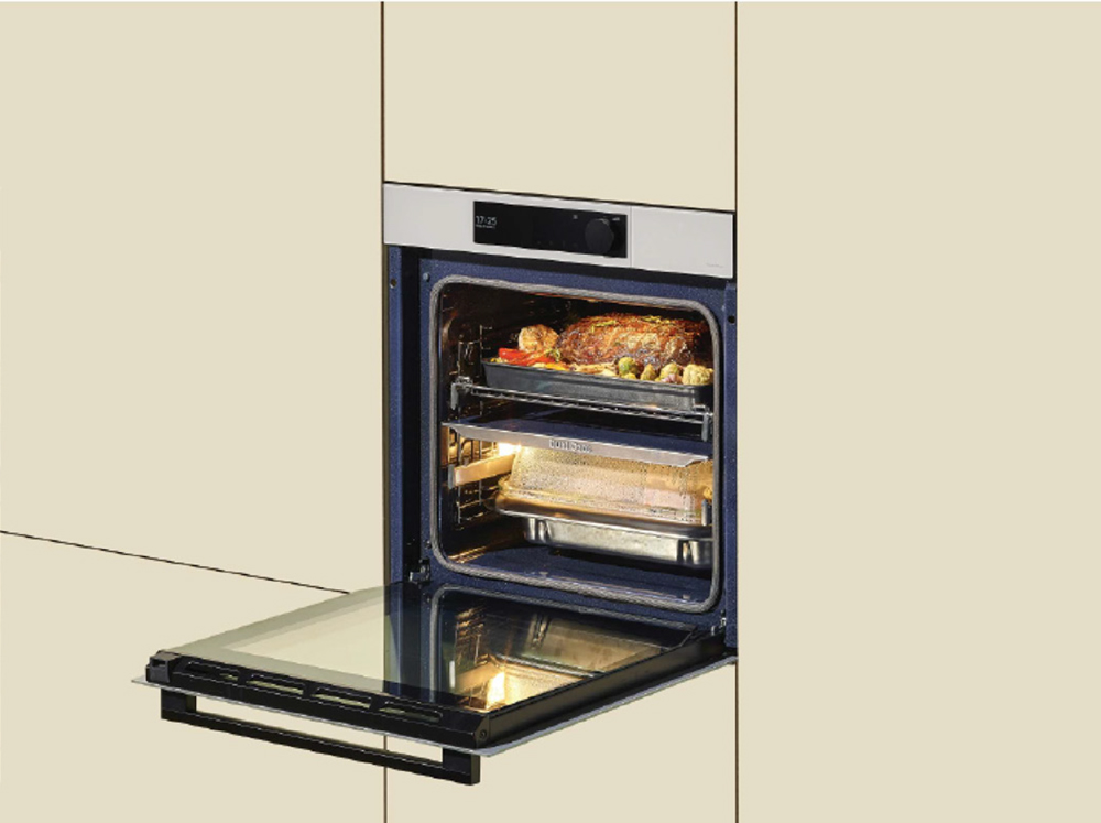 Thông tin sản phẩm lò nướng Samsung Bespoke Dual Cook 76L NV7B6675CAA/SV