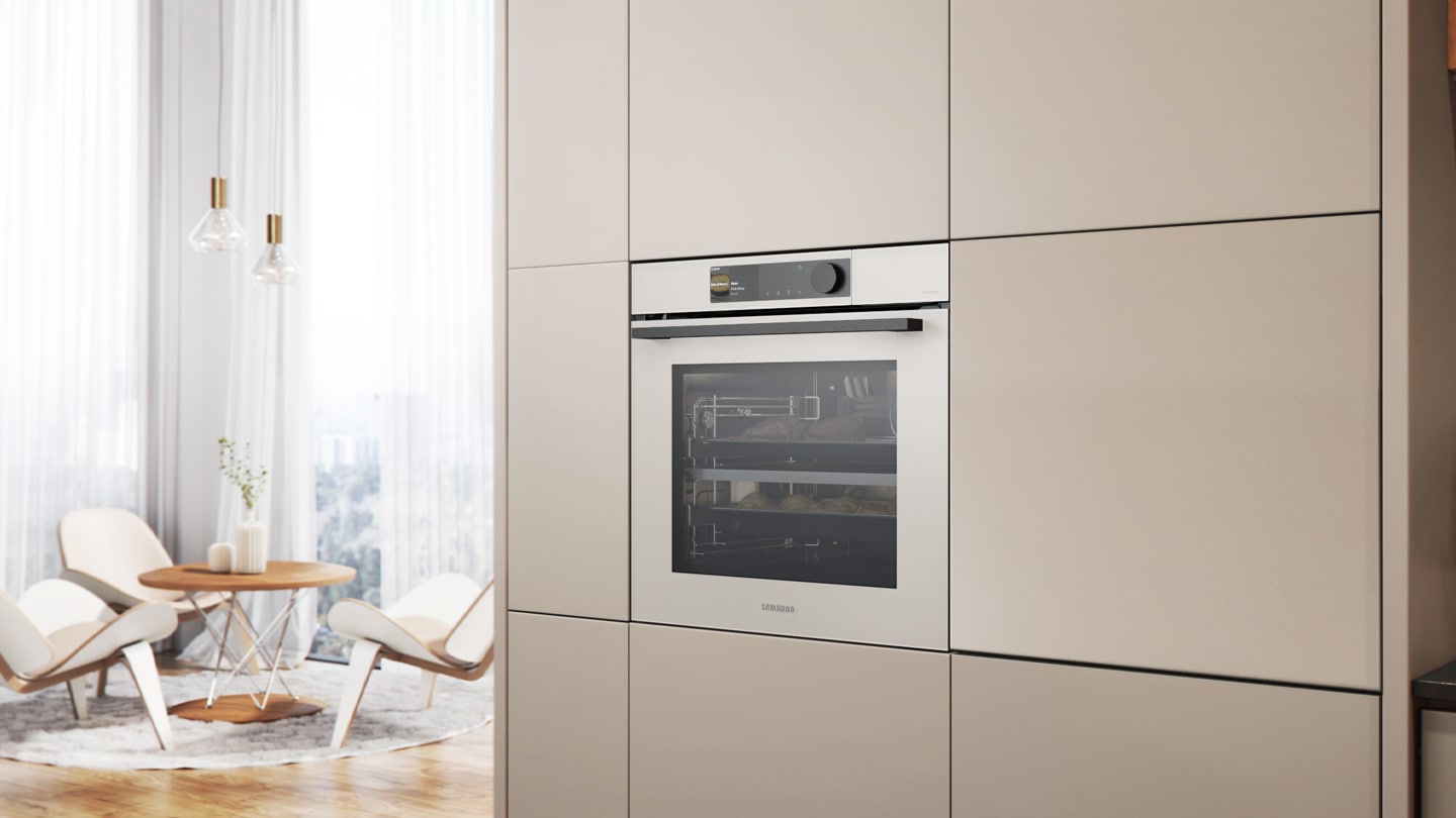 Thông tin sản phẩm lò nướng Samsung Bespoke Dual Cook 76L NV7B6675CAA/SV