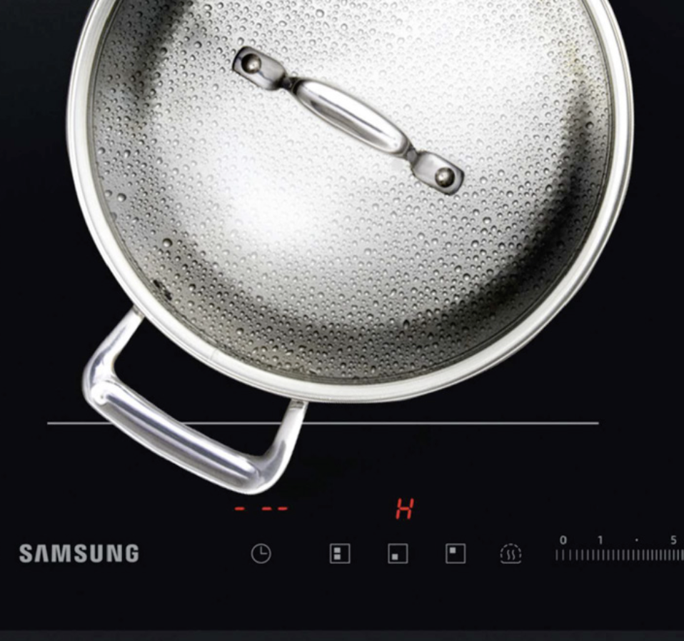 Bếp từ Samsung Bespoke 4 vùng nấu linh hoạt Dual Flex NZ64B5066FK/SV