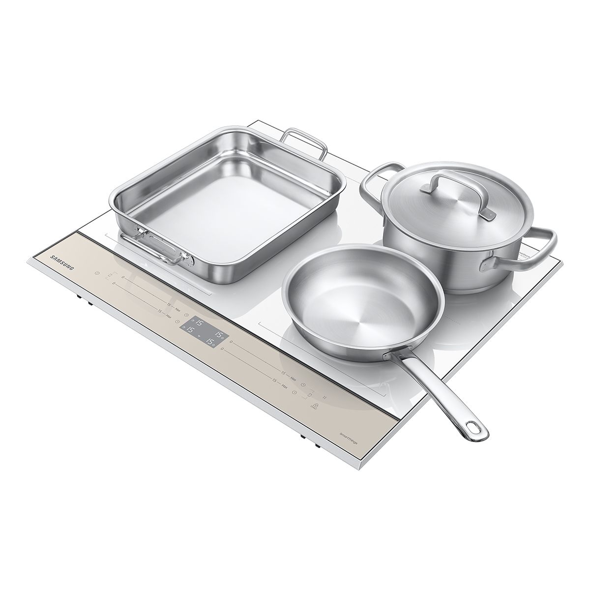 Bếp từ Samsung Bespoke 4 vùng nấu linh hoạt Dual Flex Zone NZ64B5067YY/SV (Smartthings)