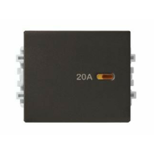 Công tắc 2 cực 20A size M đèn LED sáng khi công tắc bật Schneider Zencelo A 8431MD20