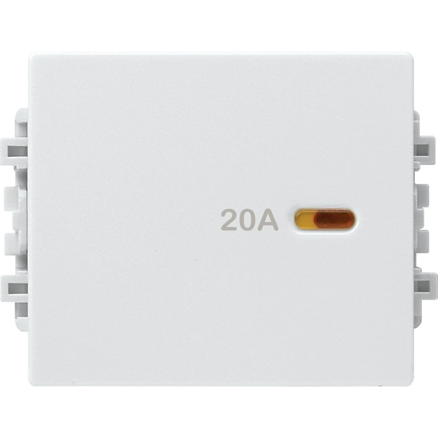 Công tắc 2 cực 20A size M đèn LED sáng khi công tắc bật Schneider Zencelo A 8431MD20