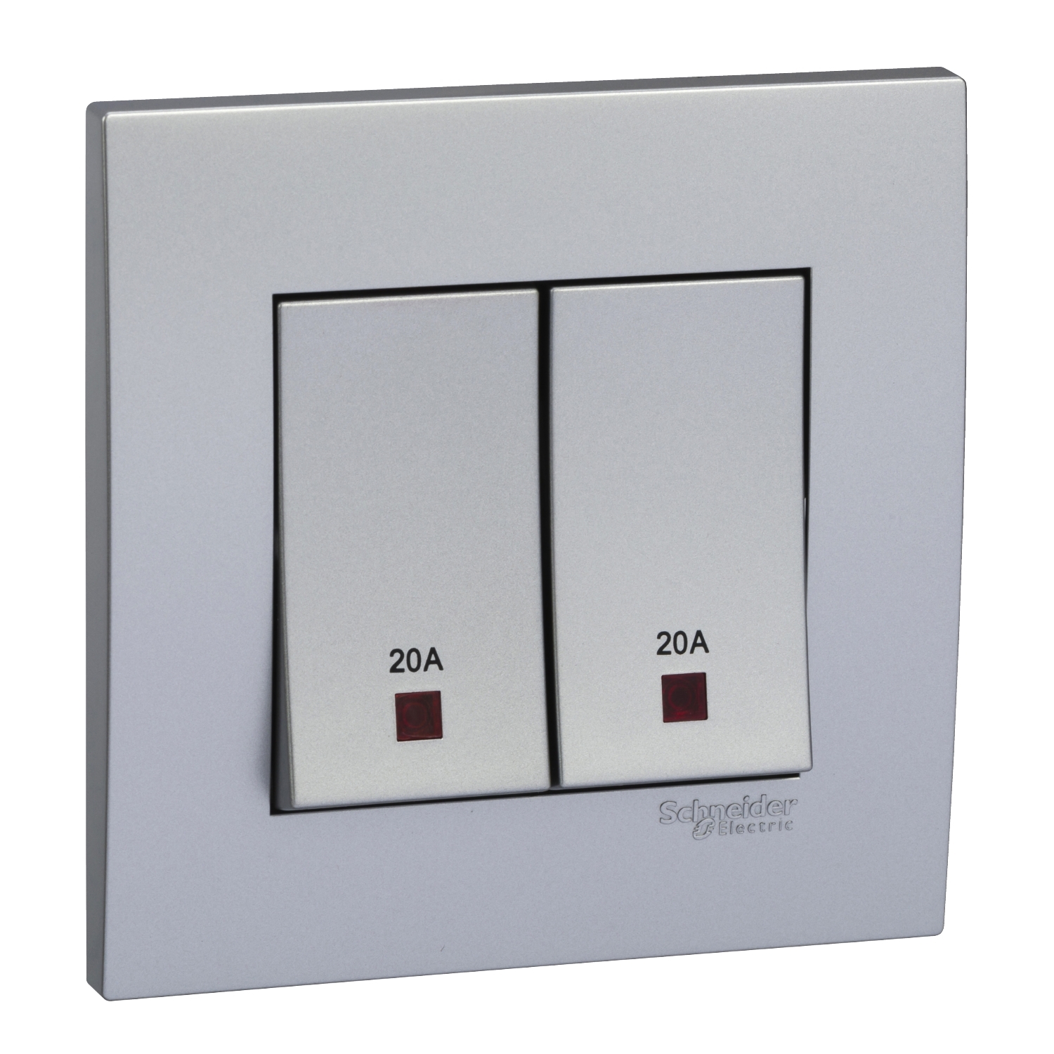 Bộ công tắc đôi 2 cực 20A Schneider Vivace KB32D20NE