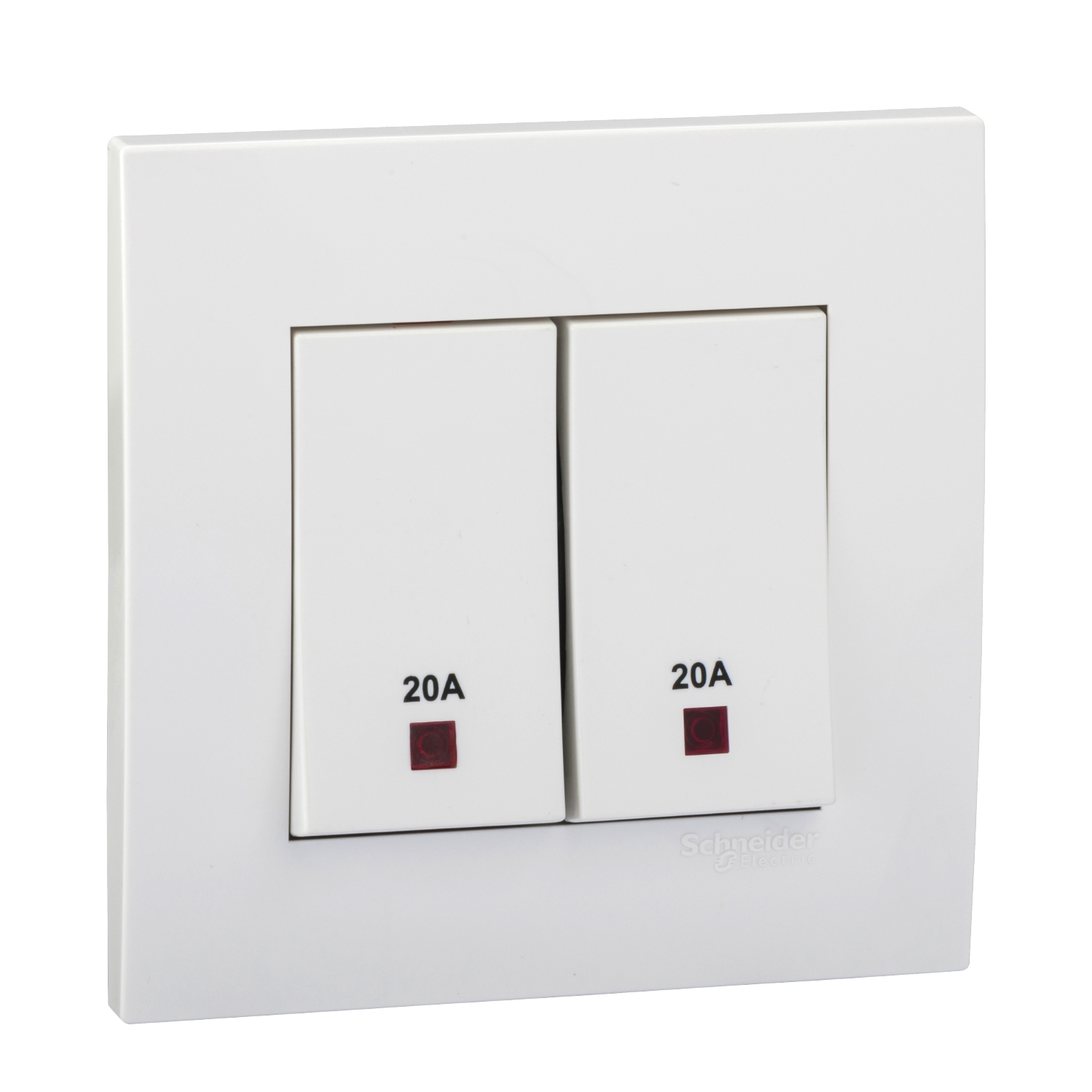 Bộ công tắc đôi 2 cực 20A Schneider Vivace KB32D20NE