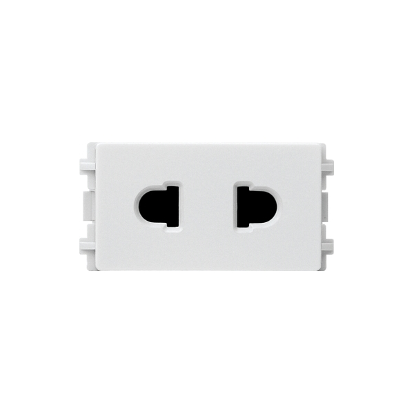 Ổ cắm đơn 2 chấu 10A size S Schneider Zencelo A 84426SUS