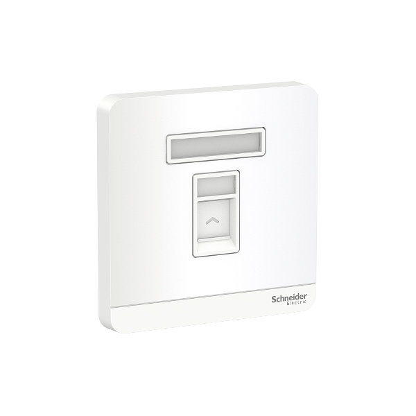 Bộ ổ cắm mạng cat6 đơn Schneider AvatarOn E8331RJS6
