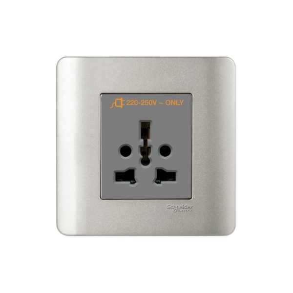 Bộ ổ cắm đơn đa năng 16A Schneider Zencelo E84426