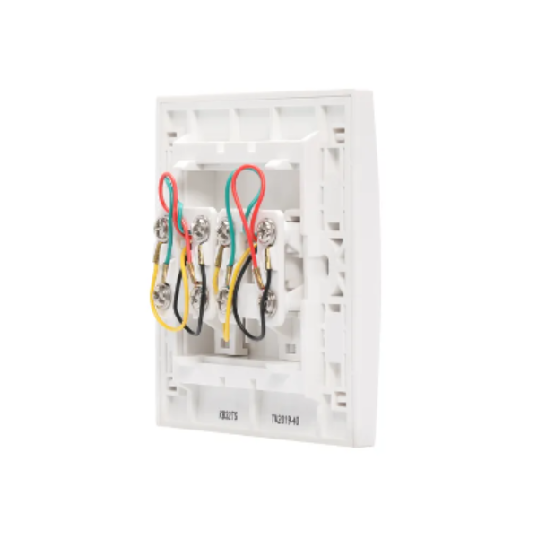 Bộ ổ cắm điện thoại đôi Schneider Vivace KB32TS