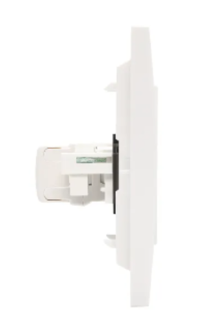 Bộ ổ cắm điện thoại và mạng cat5e Schneider Vivace KB32TS_RJ5E