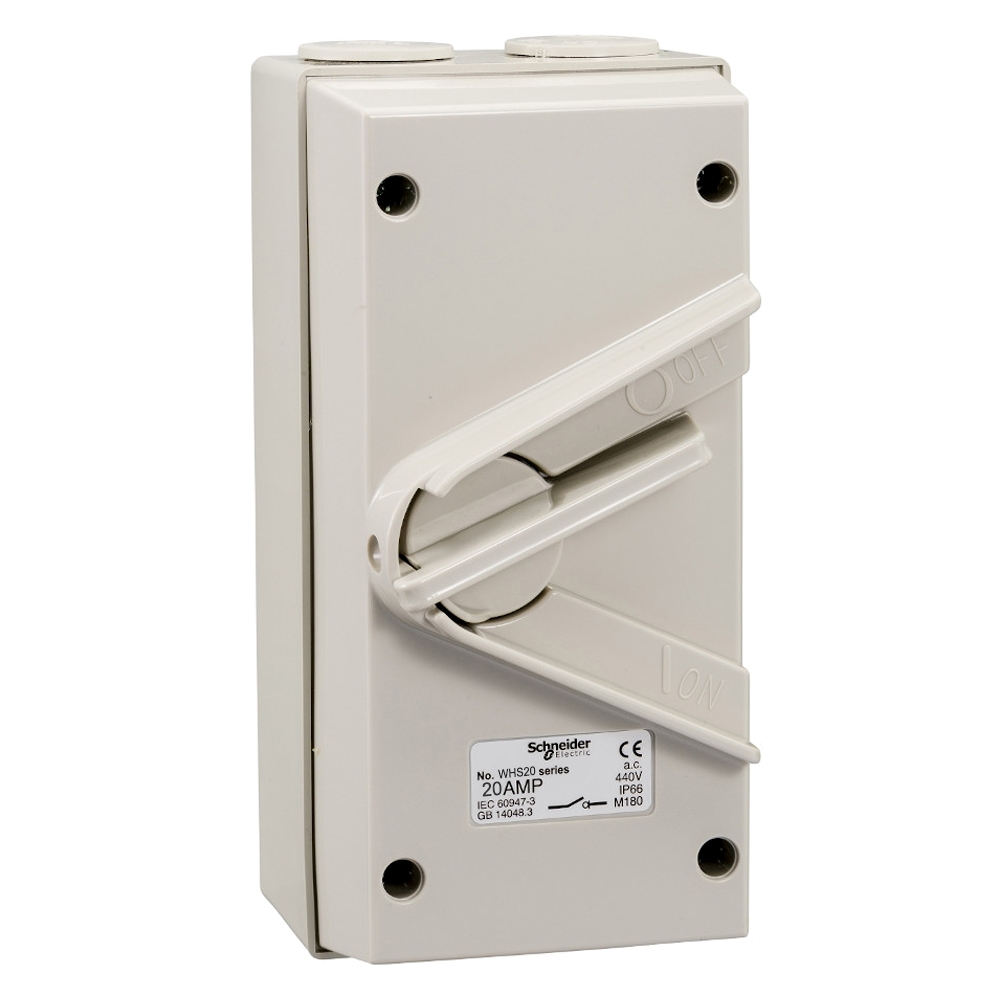 Ngắt điện phòng thấm nước IP66 1P Schneider WHS
