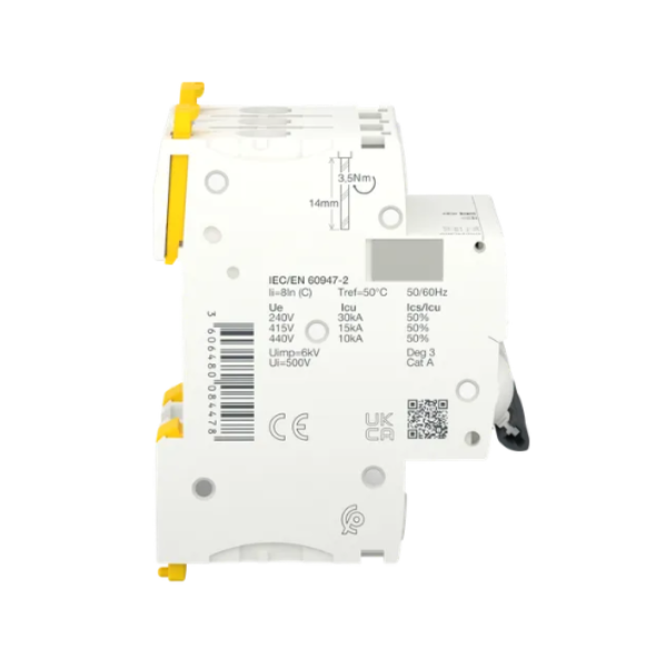 Cầu dao tự động Acti9 MCB iC60L 3P 15kA 400V C curve Schneider A9F943