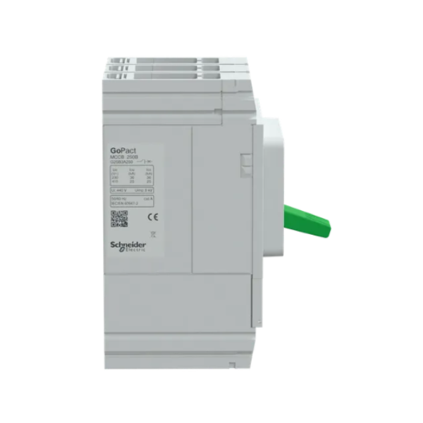 Cầu dao tự động MCCB GoPact 250B 3P Icu=25kA 415Vac chỉnh định 0.7-1xIn Schneider G25B3A250
