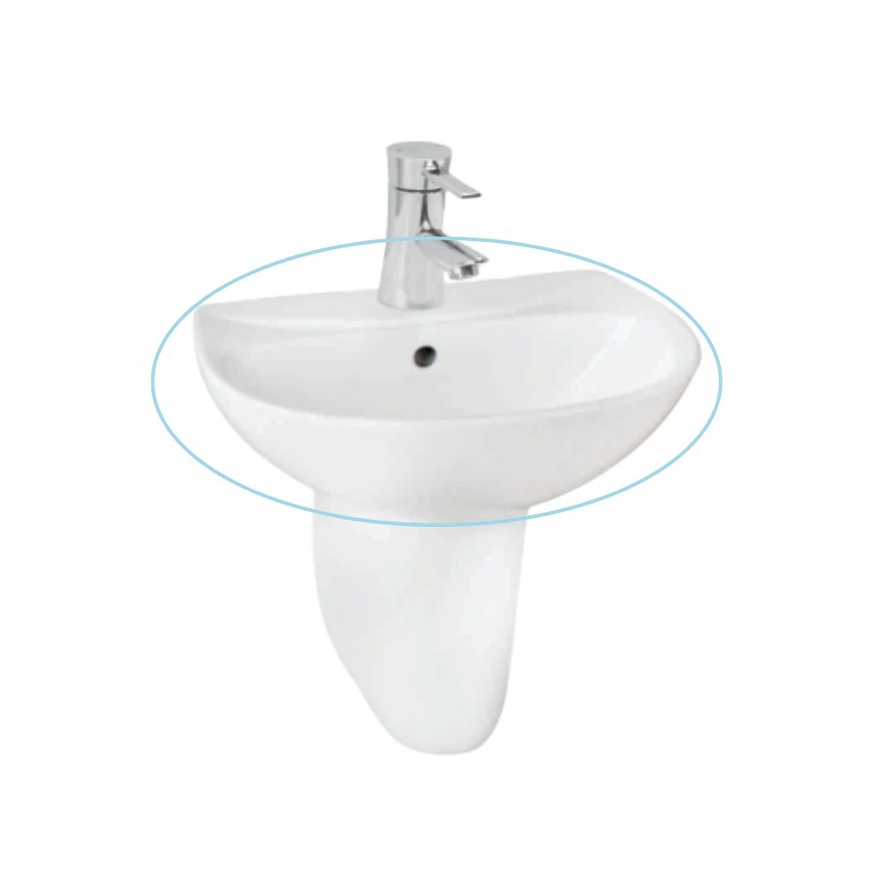 Chậu rửa mặt lavabo treo tường Thiên Thanh LT03LLT