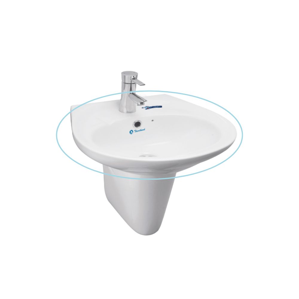Chậu rửa mặt lavabo treo tường Thiên Thanh LT04LLT