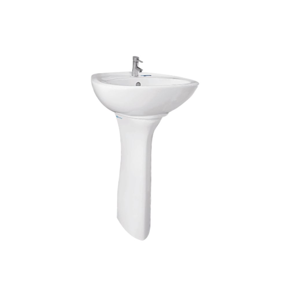 Chậu rửa mặt lavabo treo tường chân dài Thiên Thanh LT07