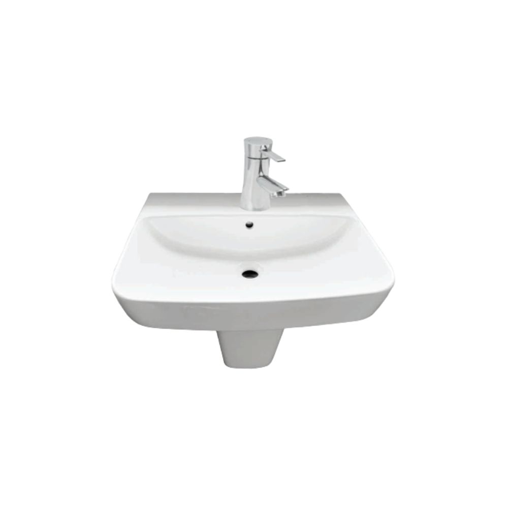 Chậu rửa mặt lavabo treo tường chân lửng Thiên Thanh LV02