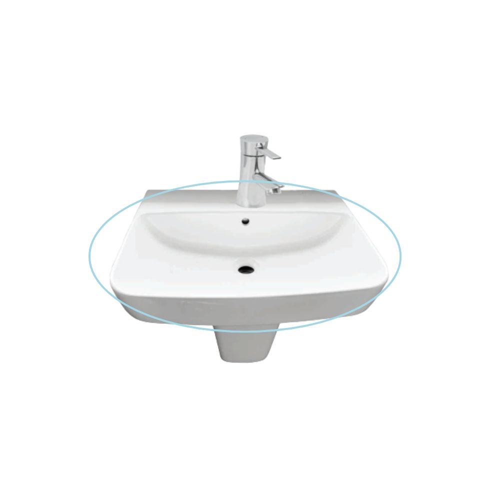Chậu rửa mặt lavabo treo tường Thiên Thanh LV02-LAVABO