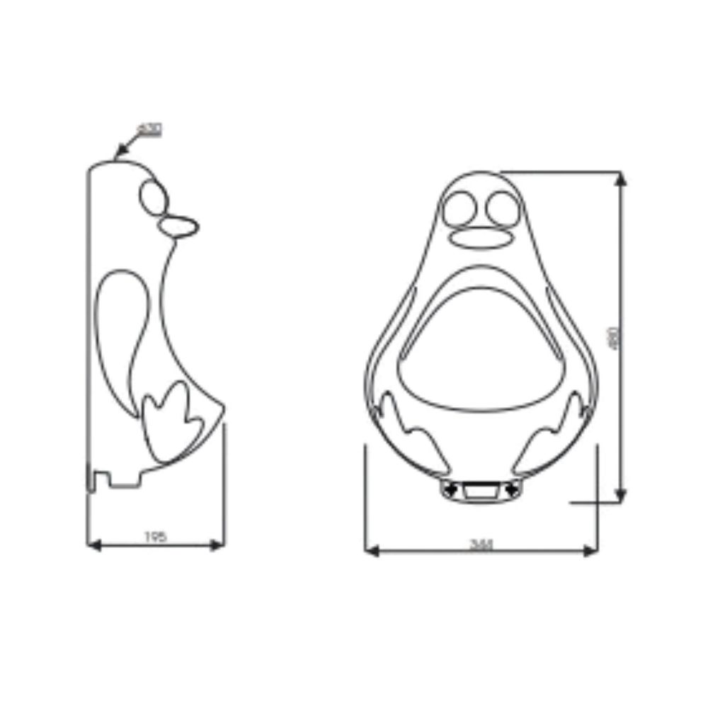 Bồn tiểu trẻ em Ducky Thiên Thanh UT65