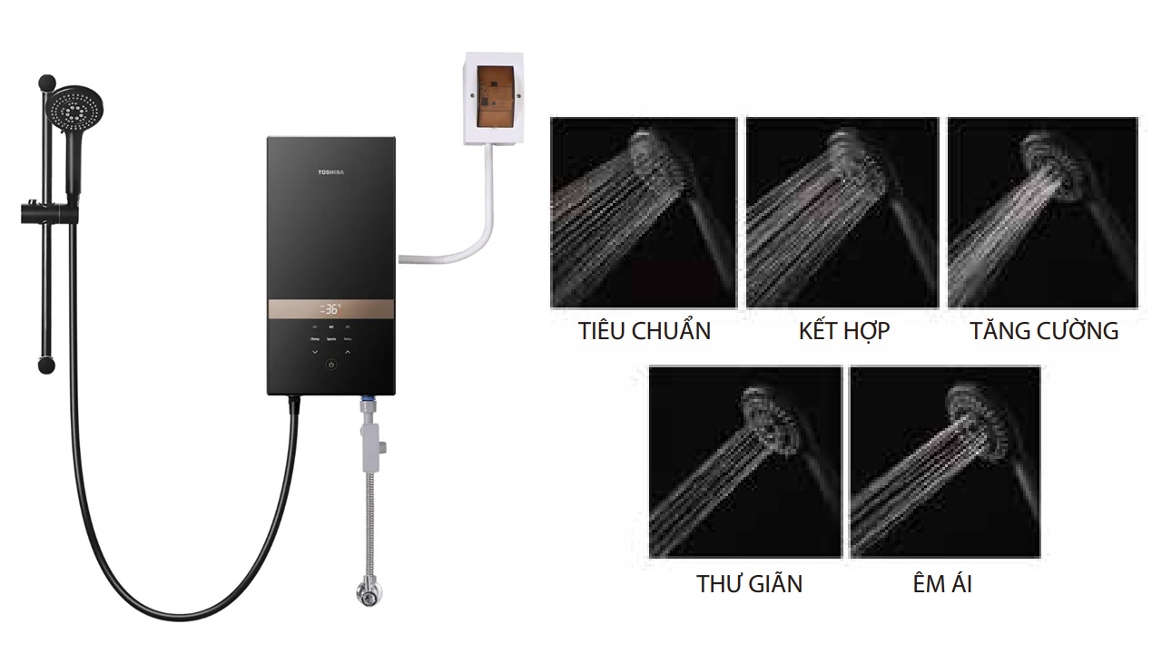 Máy tắm nước nóng Toshiba TWH-45EMC1PVN(K)-KB