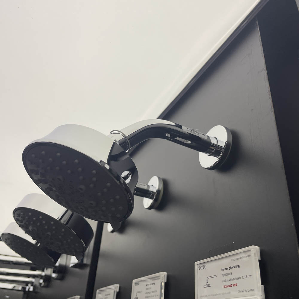 Bát sen tắm gắn tường TOTO TBW03001B (5 chế độ, tròn, 102mm, cổ điển)