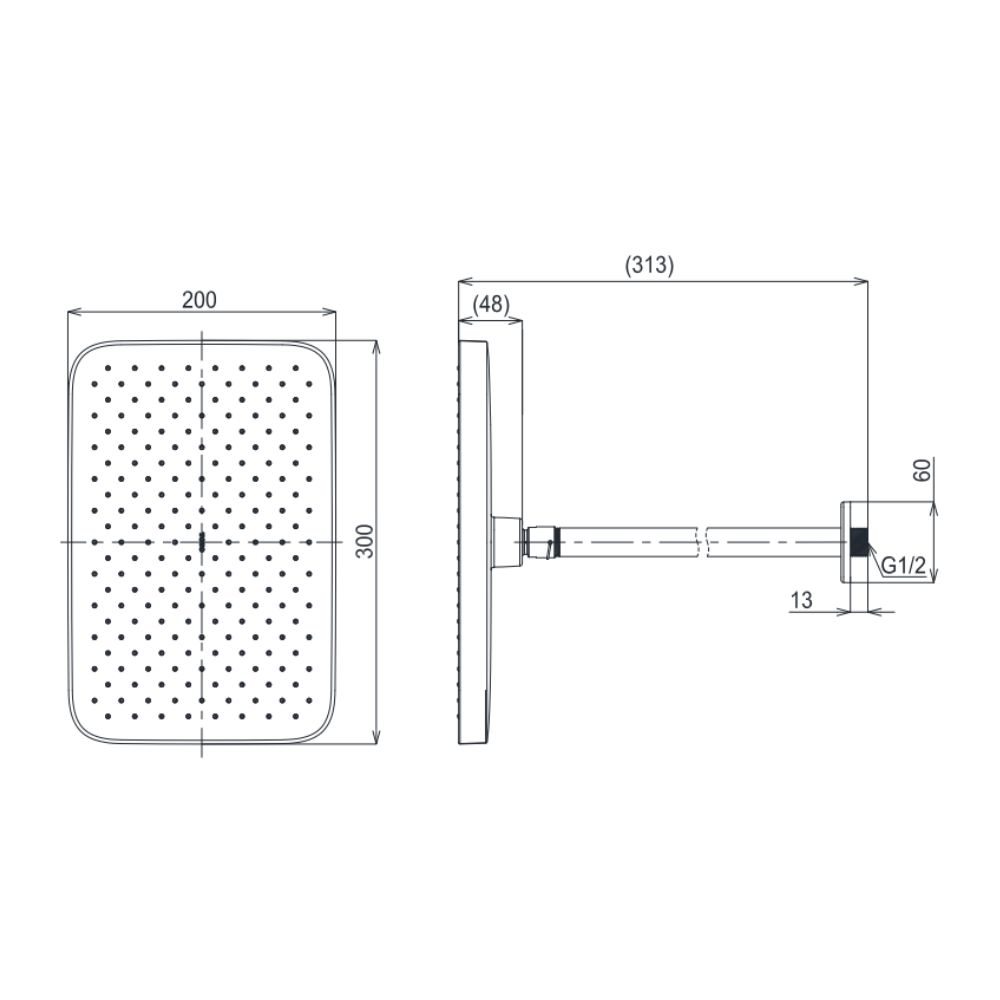 Bát sen gắn trần TOTO TBW10030V