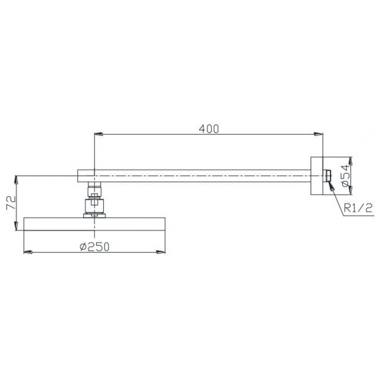 Bát sen tắm gắn tường TOTO TX488SZ (tròn, 250mm)