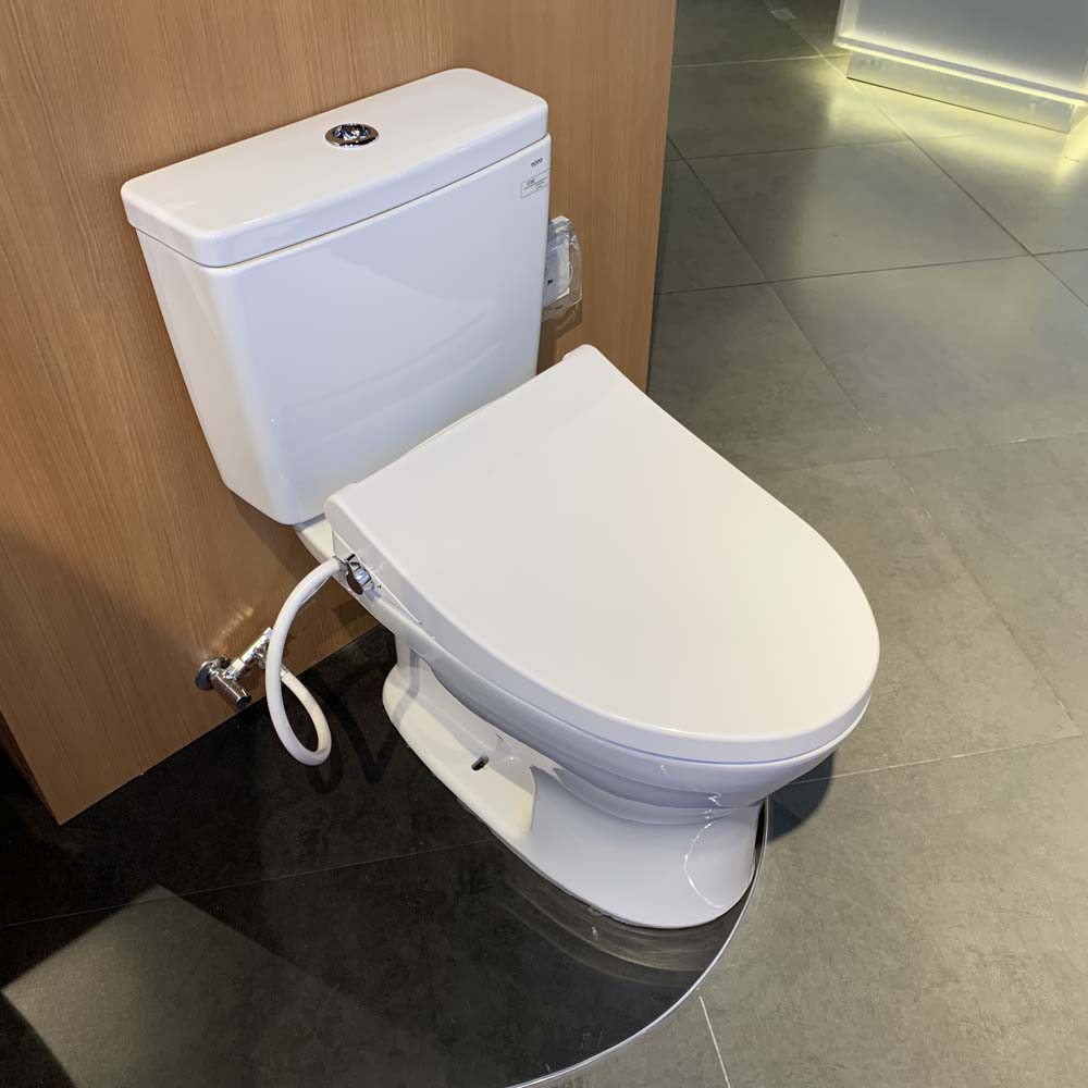 Bồn cầu TOTO CS735DE4 2 khối nắp rửa cơ TCW1211A