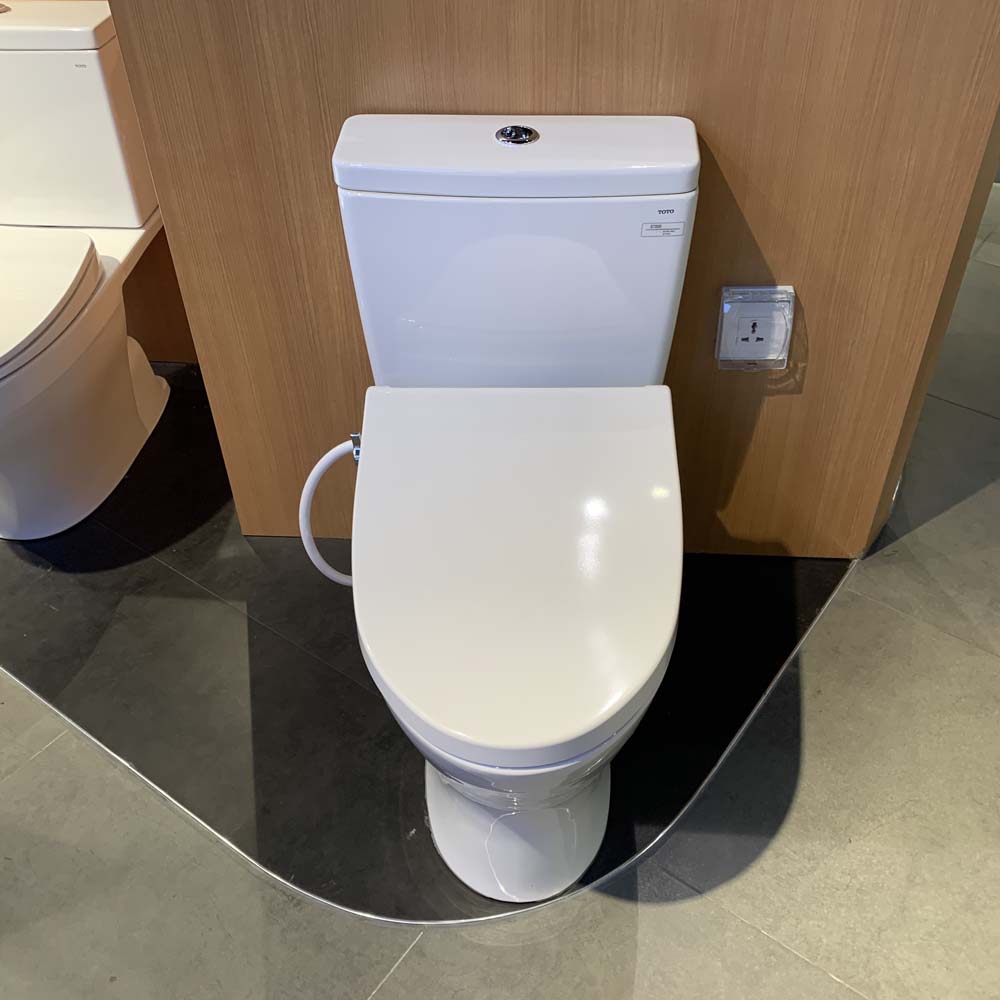 Bồn cầu TOTO CS735DE4 2 khối nắp rửa cơ TCW1211A