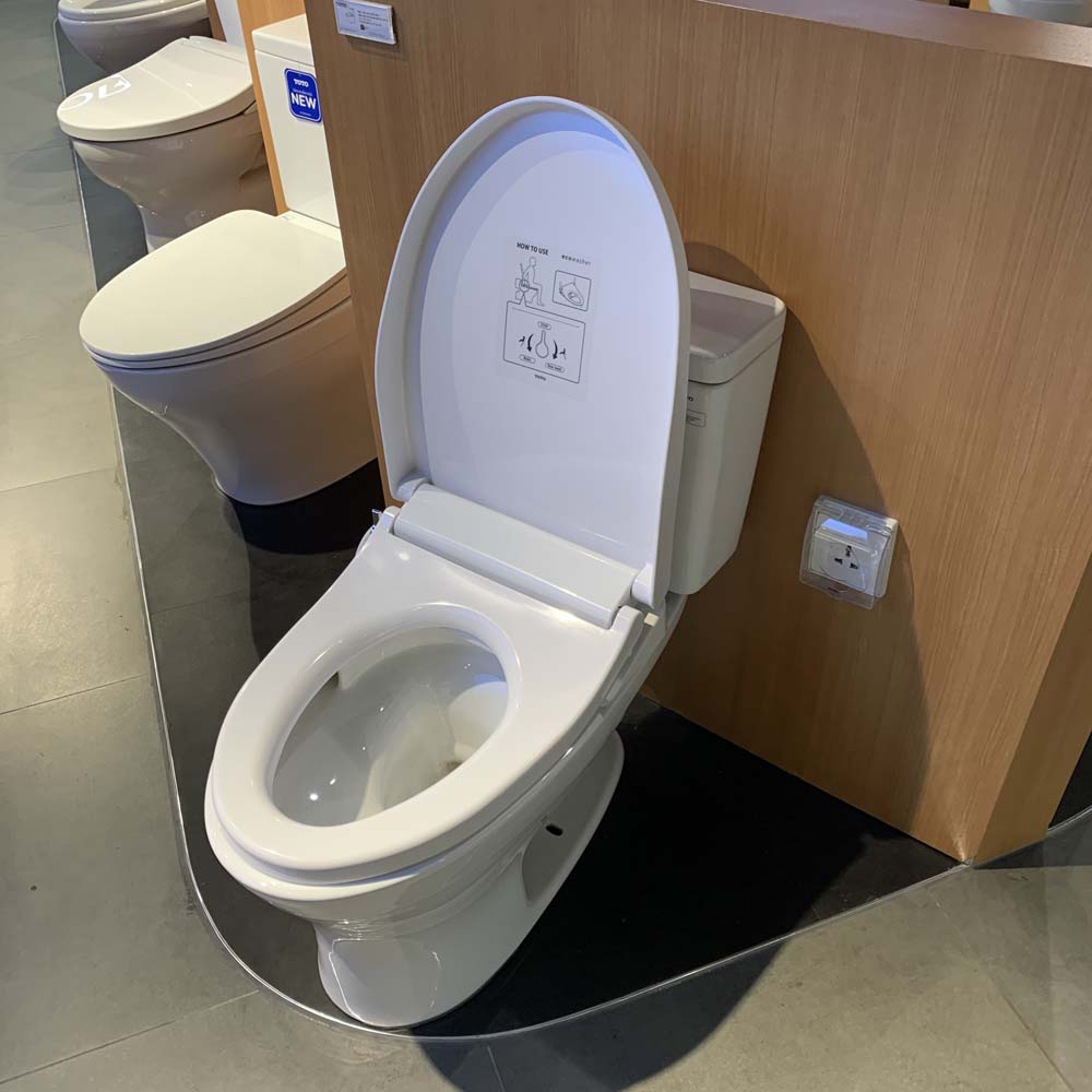 Bồn cầu TOTO CS735DE4 2 khối nắp rửa cơ TCW1211A