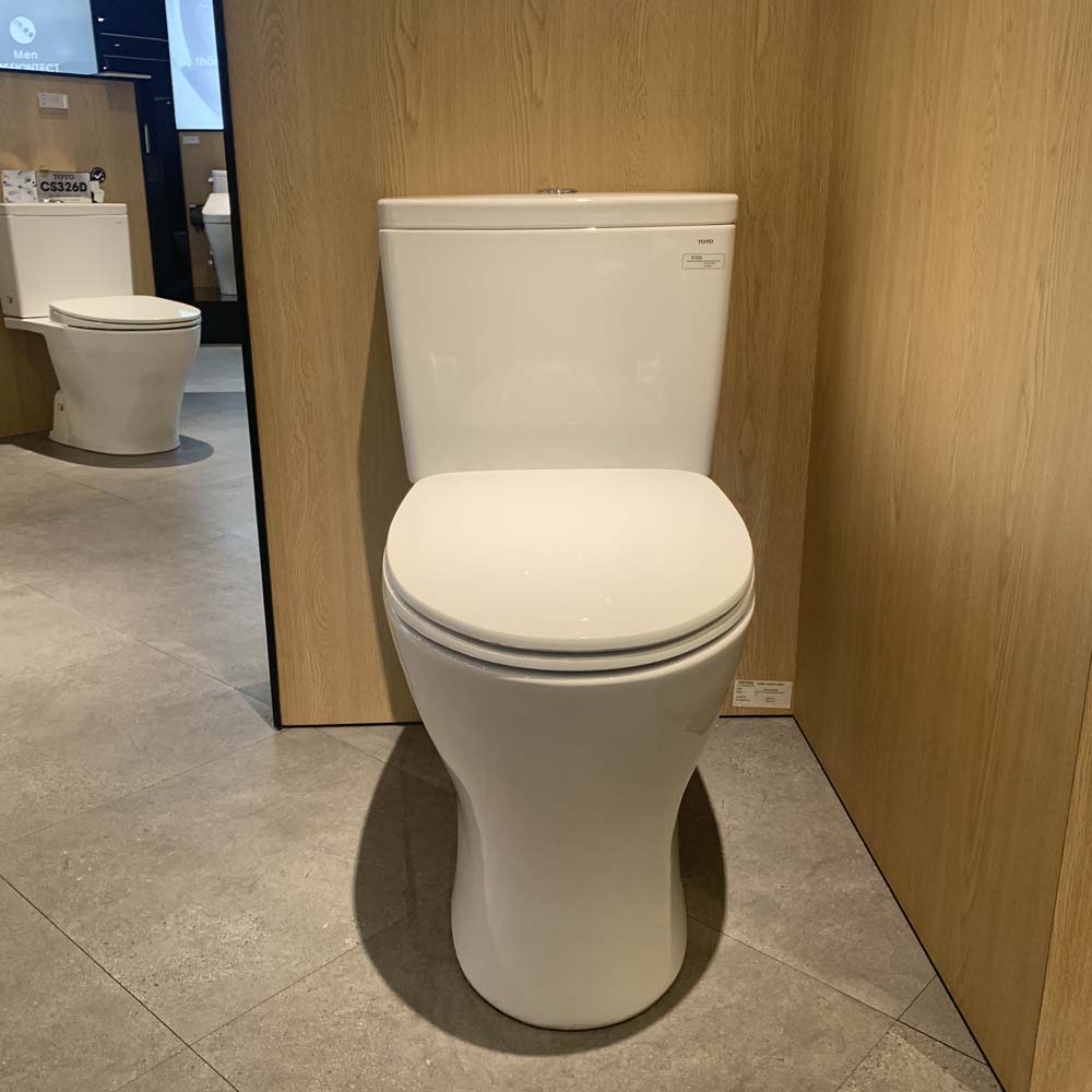 Bồn cầu 2 khối TOTO CS735DT10 nắp đóng êm TC395VS