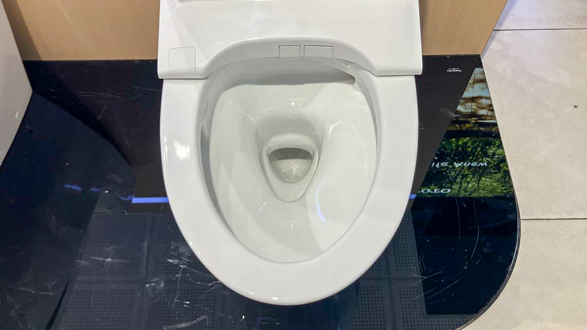 Bồn cầu TOTO CS769CDRW25 2 khối nắp điện tử Washlet S5 TCF34461GAA giấu dây