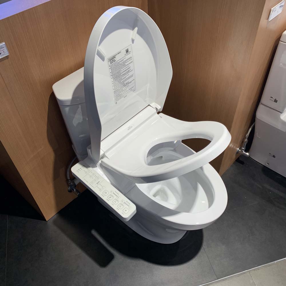 Bồn cầu TOTO CS838CDW17 2 khối nắp điện tử Washlet C2 TCF23460AAA giấu dây