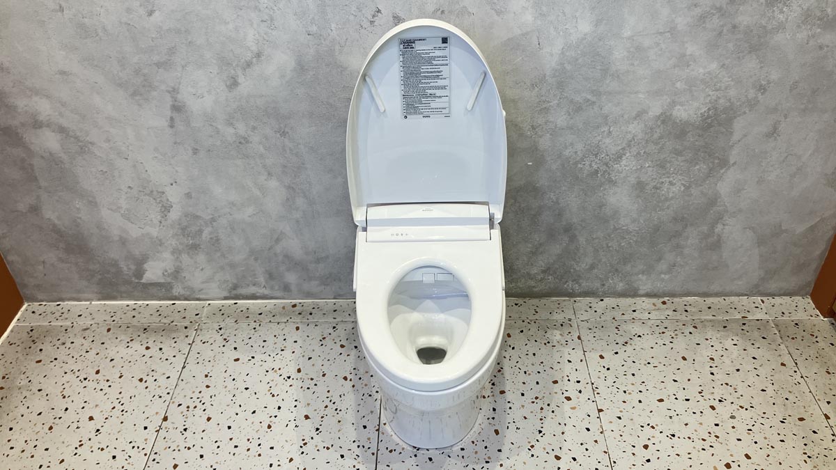 Bồn cầu TOTO CS838CDW25 2 khối nắp điện tử Washlet S5 TCF34461GAA giấu dây