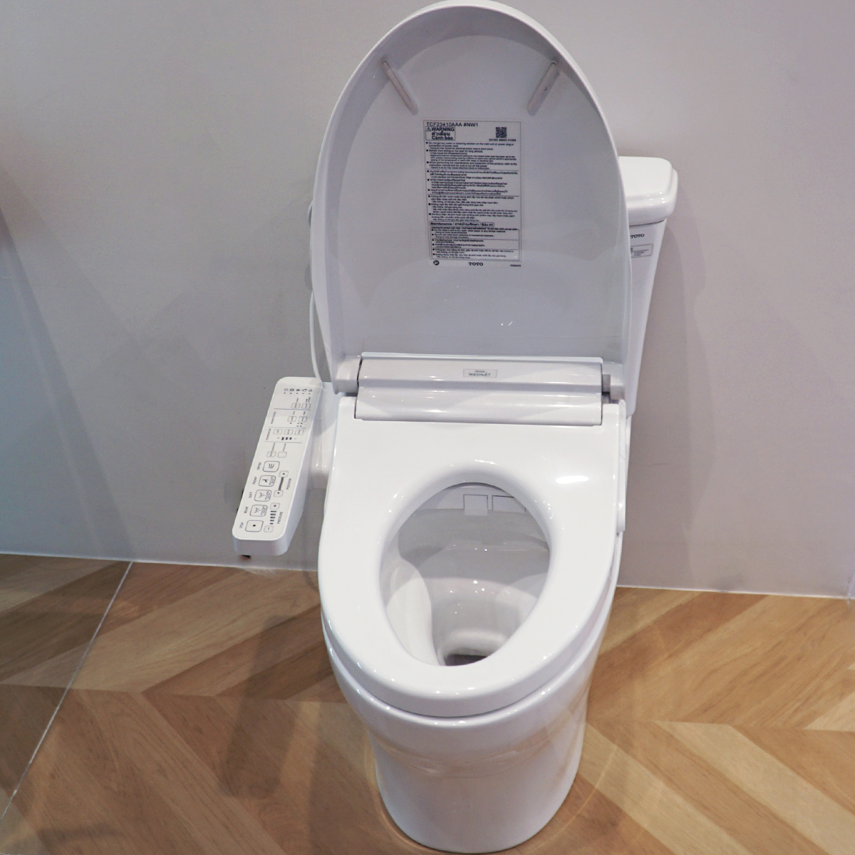 Bồn cầu TOTO CS986GW16 2 khối nắp điện tử Washlet C2 TCF23410AAA