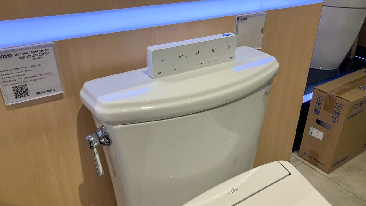 Bồn cầu TOTO CS986GW25 2 khối nắp điện tử Washlet S5 TCF34461GAA