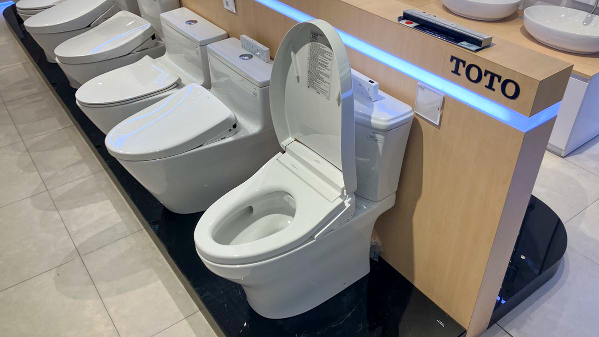 Bồn cầu TOTO CS986GW25 2 khối nắp điện tử Washlet S5 TCF34461GAA