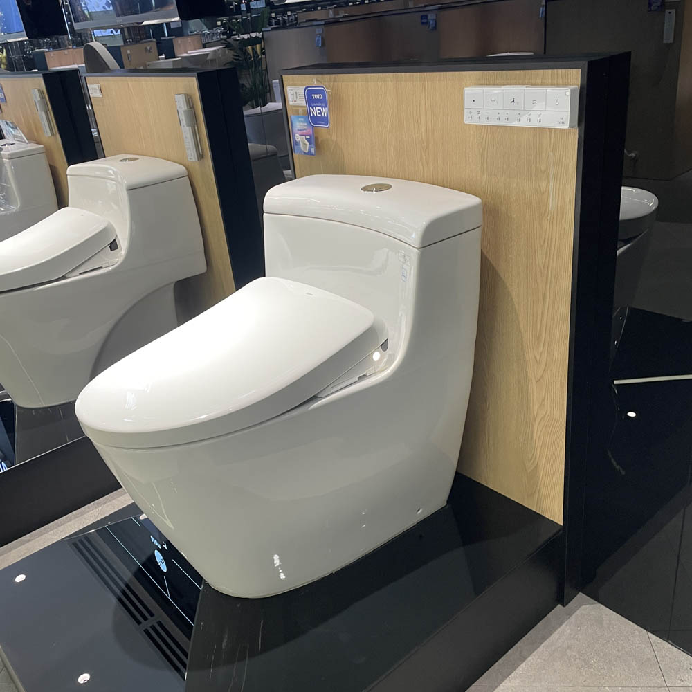 Bồn cầu TOTO MS636CDRW23 1 khối nắp điện tử Washlet S7 TCF47360GAA giấu dây