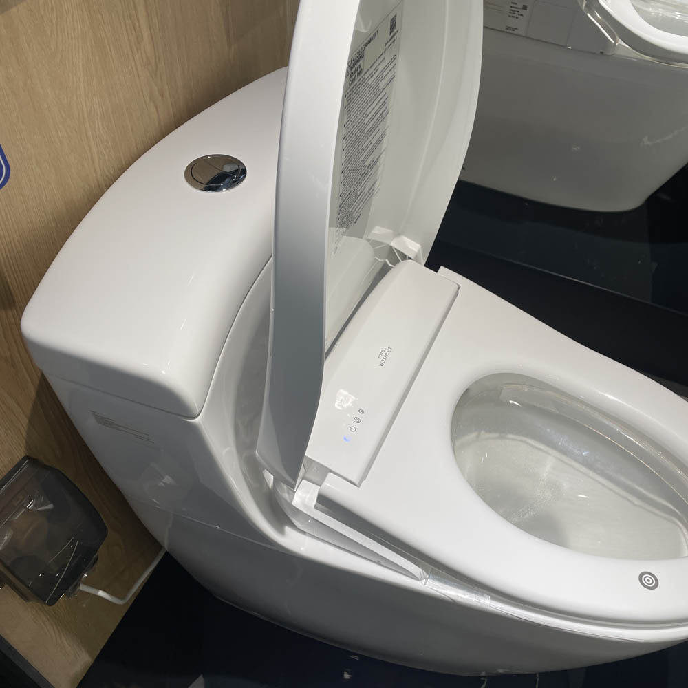 Bồn cầu TOTO MS636CDRW23 1 khối nắp điện tử Washlet S7 TCF47360GAA giấu dây