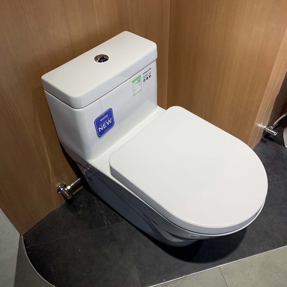 Bồn cầu TOTO CW166RB TC384CVK T53P100VR 1 khối nắp đóng êm