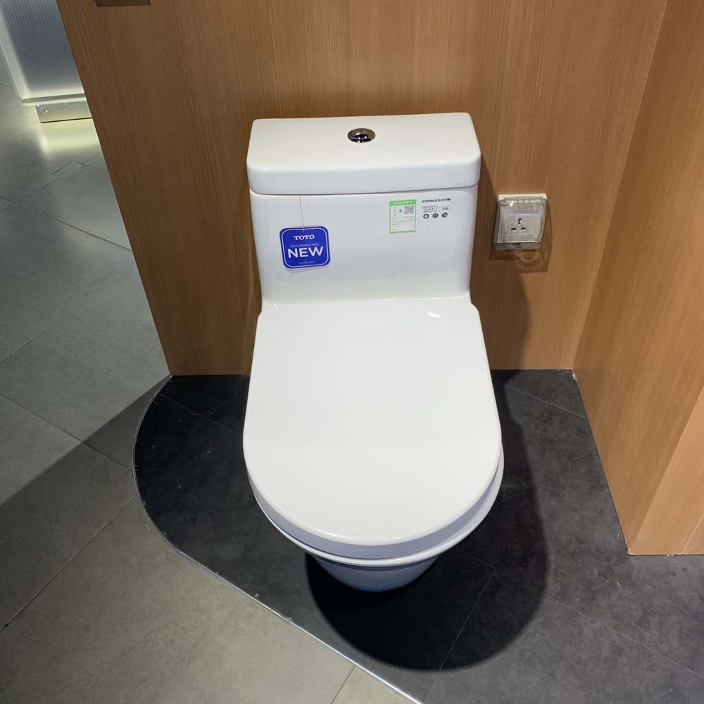 Bồn cầu TOTO CW166RB TC384CVK T53P100VR 1 khối nắp đóng êm