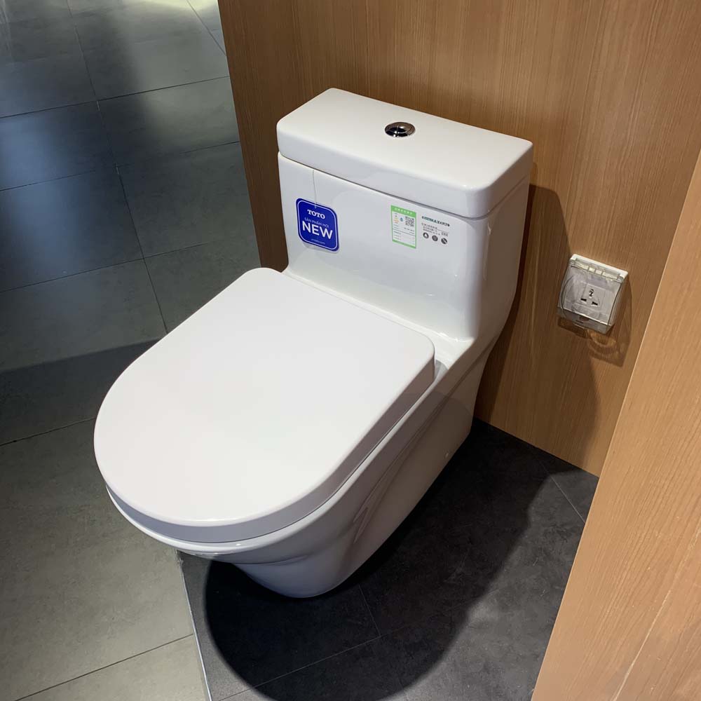 Bồn cầu TOTO CW166RB TC384CVK T53P100VR 1 khối nắp đóng êm