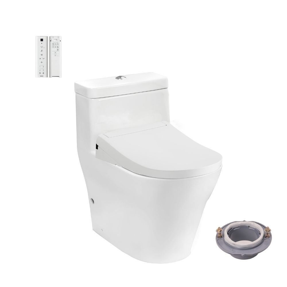 Bồn cầu TOTO CW166RB TCF34320GAA T53P100VR 1 khối nắp điện tử Washlet S5