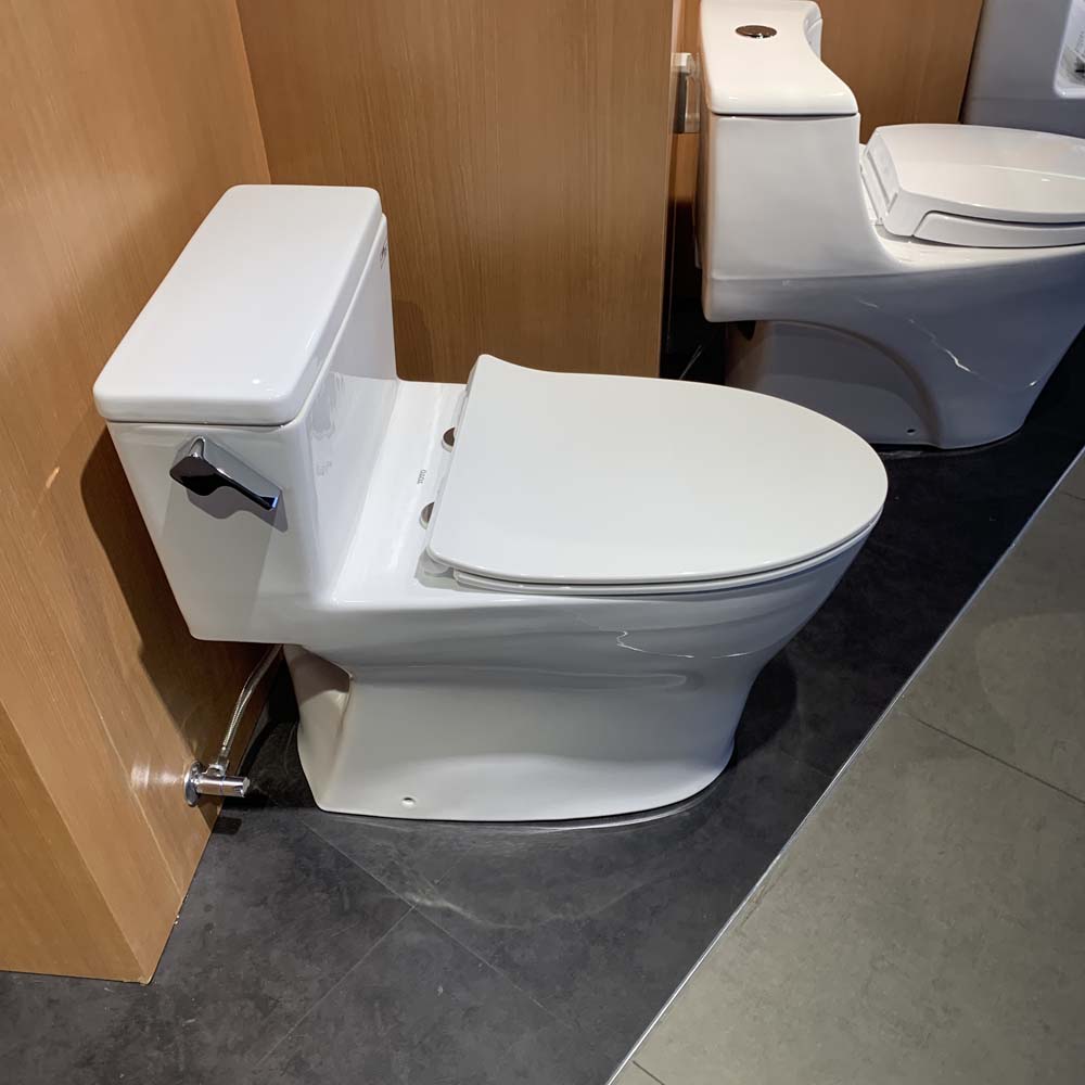 Bồn cầu 1 khối TOTO MS188VKT8 T53P100VR nắp đóng êm TC600VS