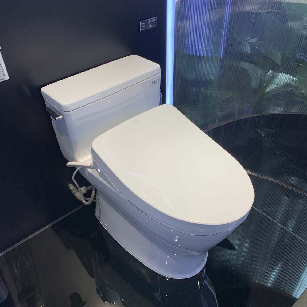 Bồn cầu TOTO MS188VKW11 T53P100VR 1 khối nắp điện tử Washlet S7 TCF4911Z